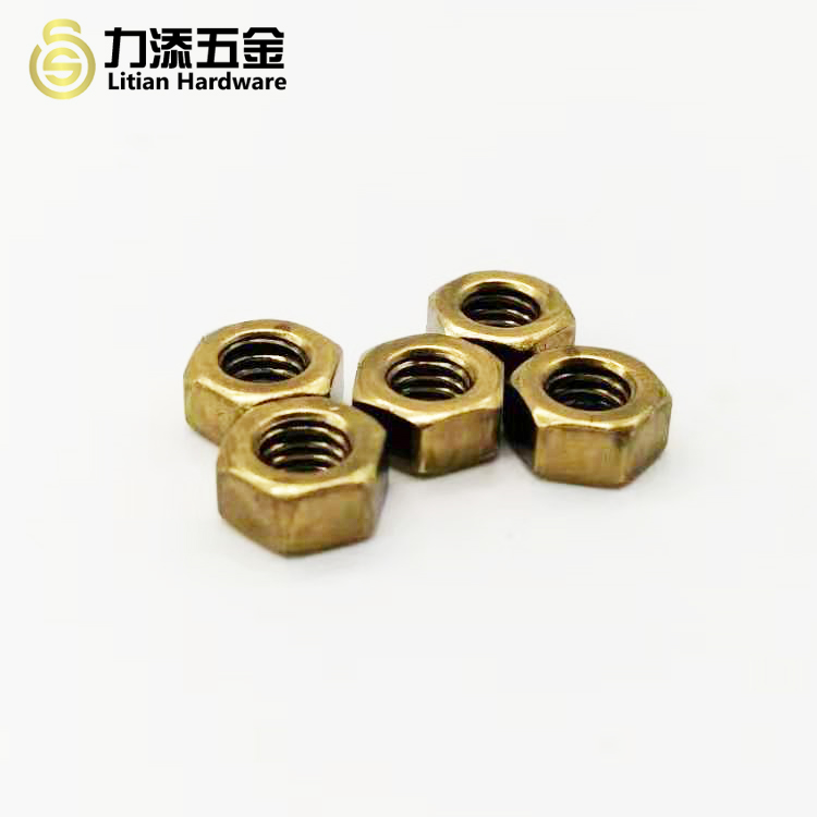 M5 Stainless Steel Nuts DIN934 , Threaded Insert Thin Hexagon Nuts