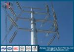Conical Steel Transmission Pole Distribution Transformer Octagonal Electric