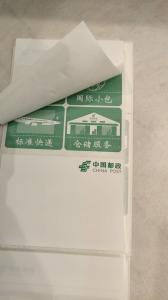Quality Heavy Duty Printed Self Adhesive Labels Roll , Adhesive Logo Stickers wholesale