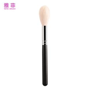 Quality Natural Wood Handle Powder Blush Brush Flame Shaped Handcrafted wholesale
