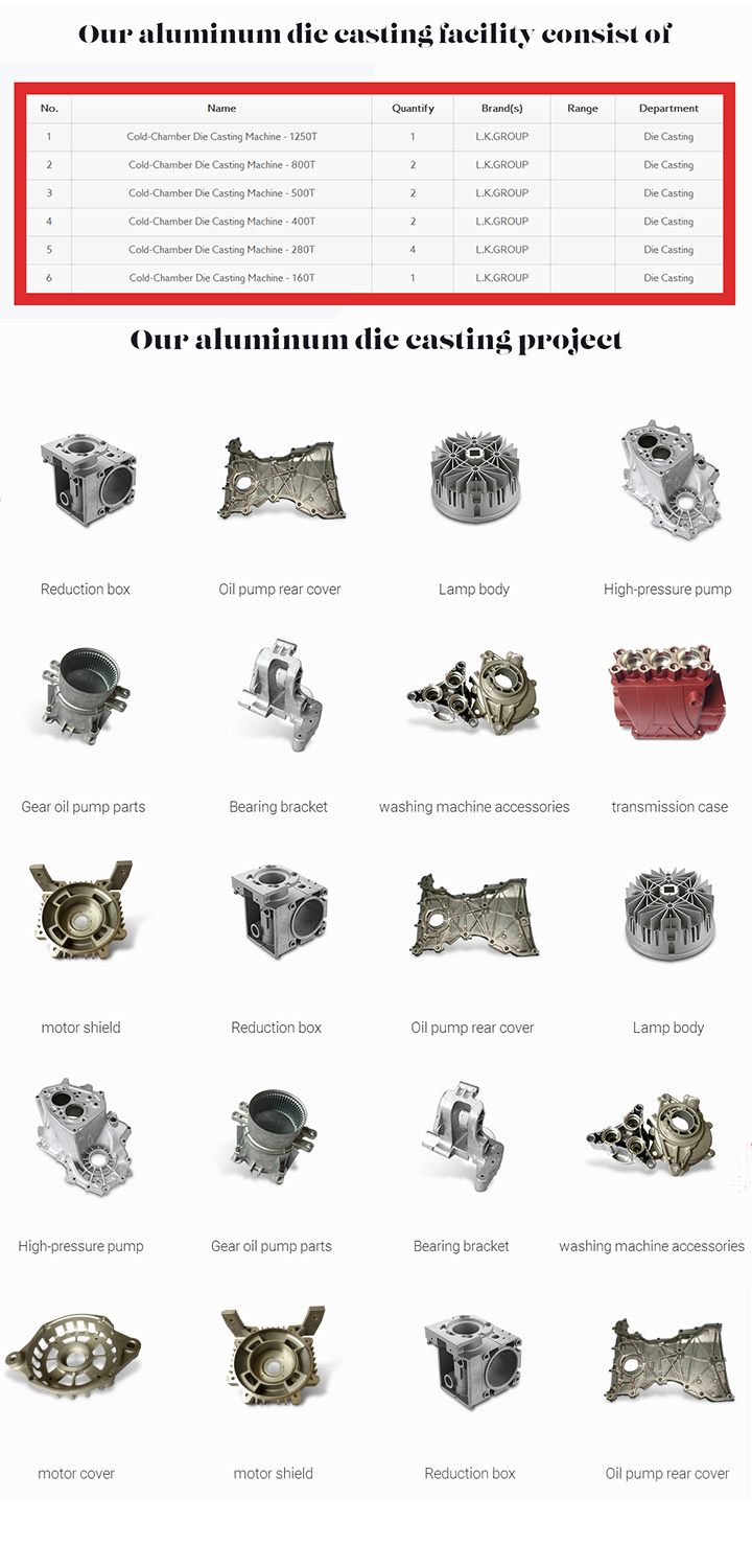 Die Casting Product Zinc Die Casting Mould