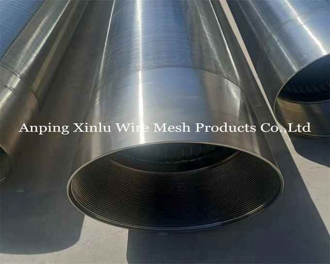 Standard Wedge Wire Screen Pipe for Oil Gas with 3x6mm Support Wire and ECW Construction
