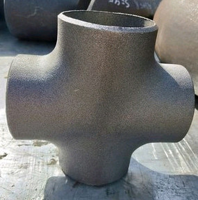 ASME B16.9 Cross Pipe Connector Seamless Four Way Tee Pipe Fitting