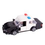 MOC City Police Department Street View Mini Figures Car Thief Puzzle Assembled