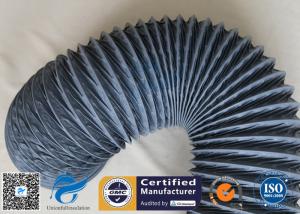 Quality 200 Degree 150mm PVC Coated Fiberglass Flexible Air Ducting For HAVC System wholesale