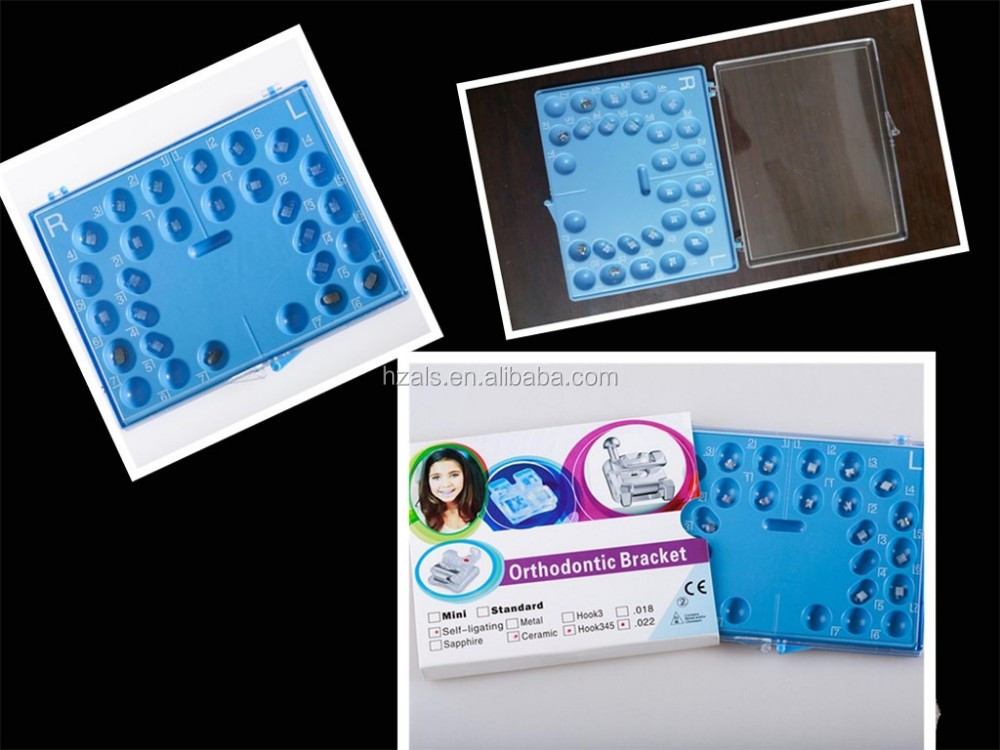 Bulk Orthodontic Bracket Braces Metal Mesh Base Mini Braces MBT 022 345