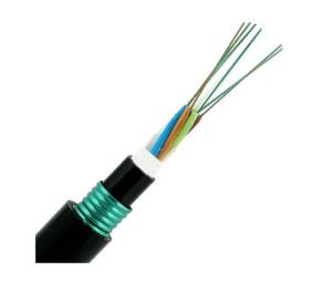 Quality GYTY53 Direct Burial Armored Fiber Optic Cable 48 Core PBT Loose Tube wholesale