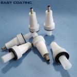 PTFE material powder painting spray guns OPTI 2F round electrode nozzle set