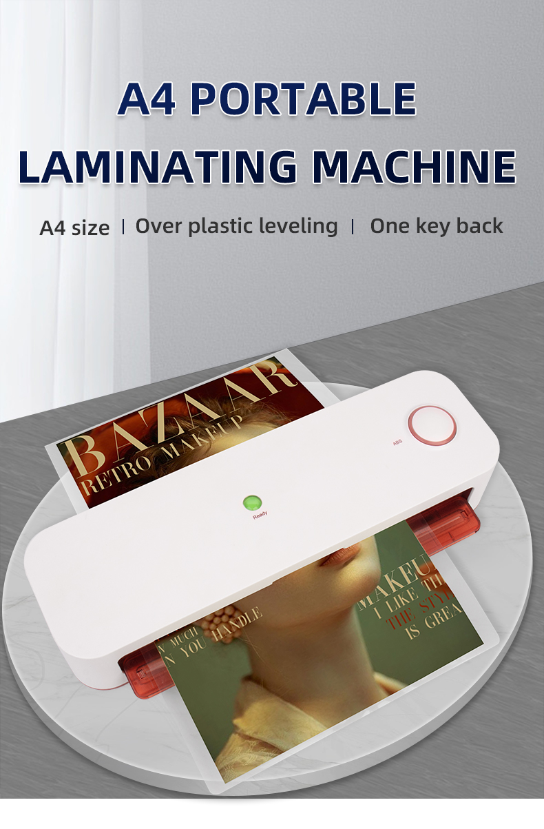 325*95*60mm A4 Desktop Laminator for Office School Small Photo Paper Laminating Machine