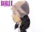 Pre Plucked Human Lace Front Wigs With Baby Hair , Malaysian Pre Plucked Human