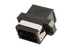 Zirconia Black Plastic housing Fiber Optic Adapter for MPO Cassettes