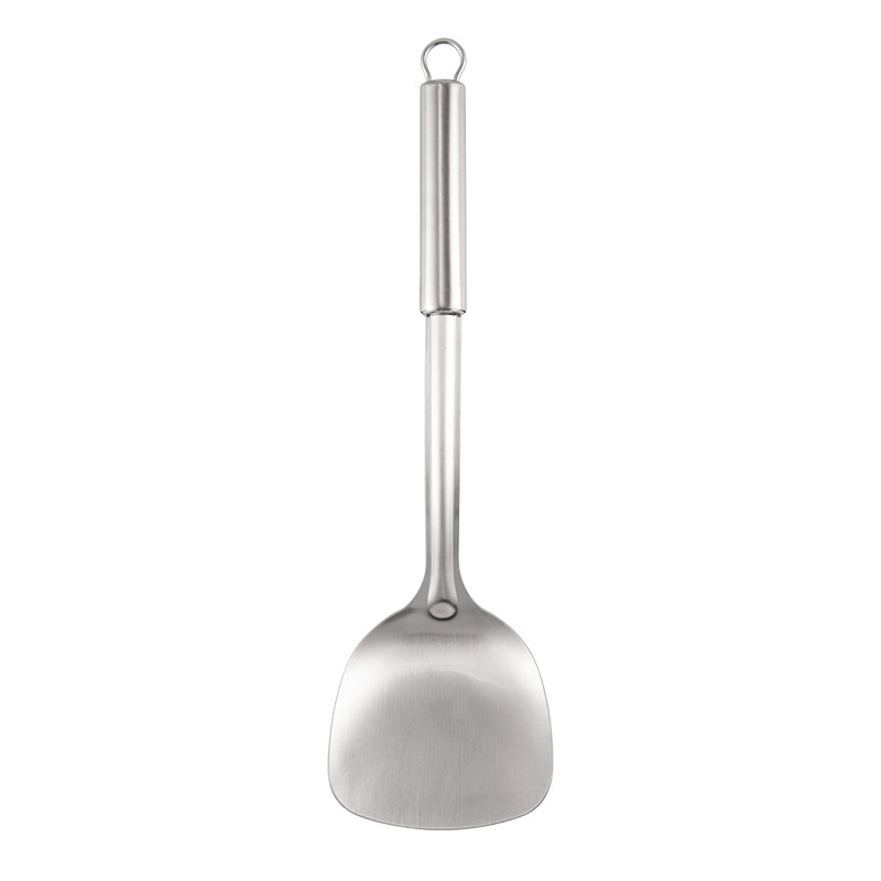 Stainless steel kitchen tool with stainless steel handle