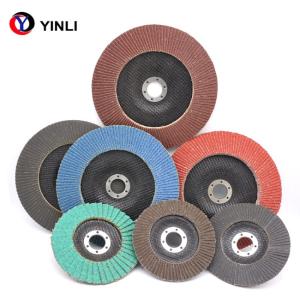 Quality Abrasive 5 Inch Flap Discs 115x22mm 125x22mm Fiberglass Backing wholesale