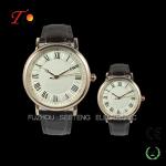 High quality luxuly couple leather band classic design watches for men and women