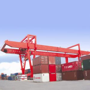 Quality Double Girder Container Lifting Gantry Crane Industrial Rubber Tired Frame wholesale