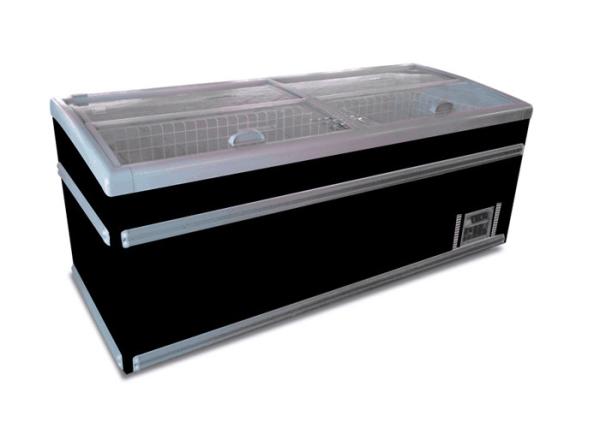 Commercial Supermarket Display Island Chest Freezer Showcase Refrigeration With