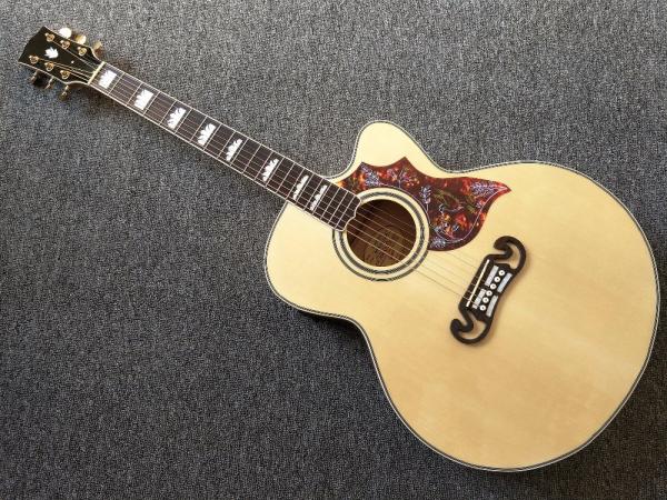 Factory Chibson style customization J200 Acoustic Guitar Cutaway Acoustic