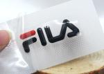 Molding 0.8MM Silicone Heat Transfer Clothing Labels For Garment