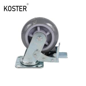 Quality TPR Polyamide Plastic Caster Industrial Wheels Heavy Duty 10 Ton Industrial Caster wholesale