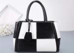 Famous Brand Contrast Color Grid Platinum Bag , Women ' S Over Shoulder Handbags
