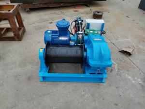 Quality High Speed Industrial Electric Winch , Electric Wire Rope Winch 2 Ton With Button Control wholesale