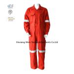 High Quality Full Cotton Red Fire Retardant Coveralls / FR Safety Coveralls For