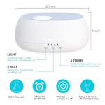 Portable Aromat Difusor 500Ml Ultrasonic Aromatherapy Essential Oil Diffuser