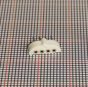 Quality 2mm Female Header 4 Pin 1x4P Curved Belt Convex wholesale