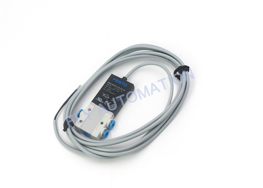 Normal Closed Festo Solenoid Valve 24vdc MHE2-MS1H-3/2G-QS-4-K 196137