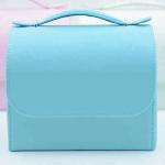 Multi Color Leather Jewelry Box Portable Lightweight For Chiristmas Gift