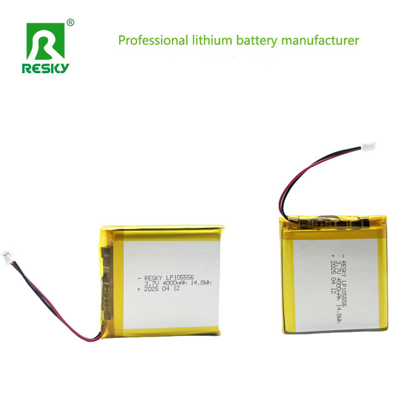 Lithium Ion Cell 105556 3.7v 4000mAh 14.8wh Rechargeable Lithium Ion Polymer Battery