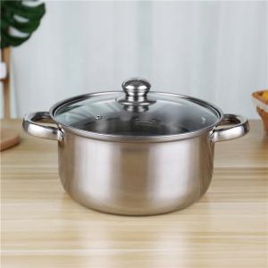 Quality 4L Kitchen Soup Pots Large Capacity Kitchen Stainless Steel Cookware wholesale