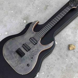 Quality Factory Ebony Fingerboard Solid Wood Black Burst Maple Top 6 Strings Electric Guitar wholesale
