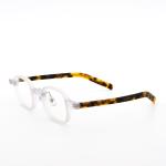 Arrivals Polygons Grey Green Acetate Glasses Frame High Quality