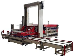 Quality Flexible Package Beverage Stacking Flat Bottle Palletizer Machine wholesale