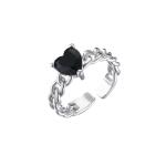 Open Sterling Silver Crystal Jewelry