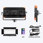200W led camera light 95ra for video film lighting Yidoblo selife