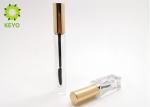 10ml Square Shape Transparent Glass Mascara Bottles With Aluminum Cap