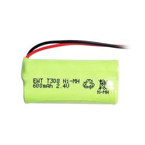 Quality Custom Nickel Rechargeable Battery Pack 2.4V 600mah Nimh Aaa Battery wholesale