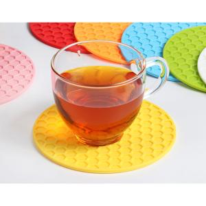 Quality Multifunctional Reusable Non Slip Round Silicone Placemats wholesale