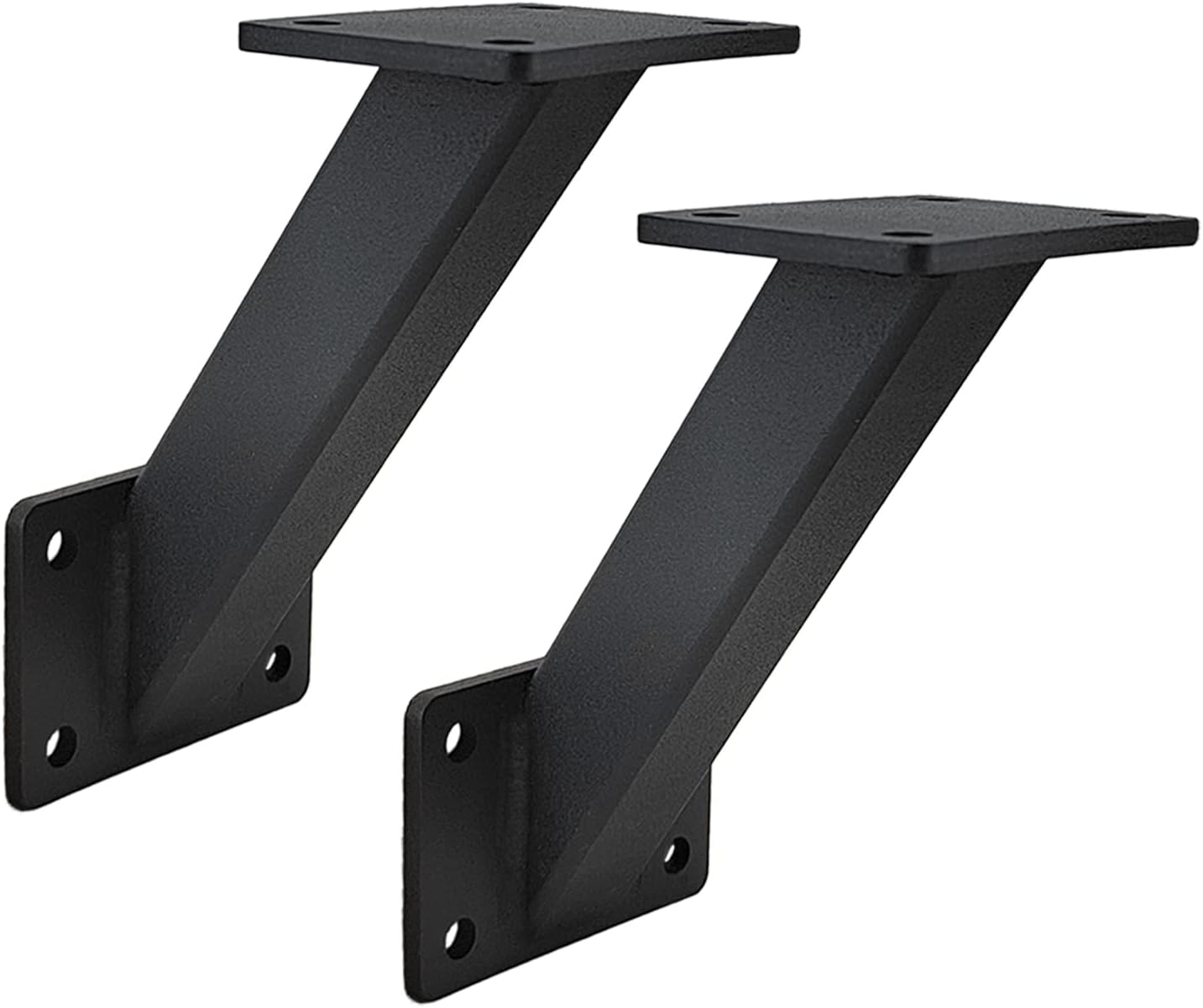 Wall Mounted Stair Support for Wood Railings 12.5 x 3.8 x 5.5cm Sturdy Handrail Bracket