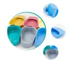 Plastic disposable patient fracture bedpan, Medical bedpan with Handles, Adult