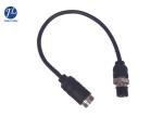 Car Rear View Camera Aviation Cable 8 Pin With Male To Female Gx16 Connector