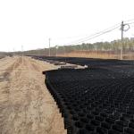 Upgrade Your Road's Durability with 4 Inch 100 356 HDPE Black Green Honeycomb