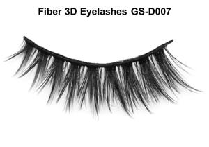Quality Reusable 3D Mink Eyelashes Soft Natural Black Imported Fiber Full Hand Made wholesale