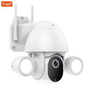 Quality Home Security 3MP Tuya Wifi Camera PTZ Waterproof Floodlight Lighting wholesale