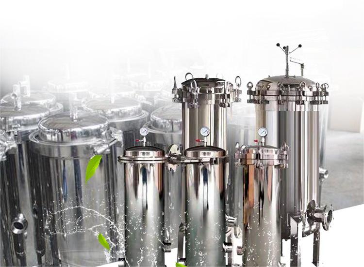 62KG Weight Wide Micron Range Stainless Steel Bag Filter Housing for Food Beverage Shops