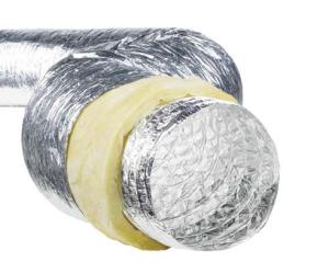 Quality HVAC Fitting Insulated Flexible Air Duct / Aluminum Foil 150mm Exhaust Duct wholesale