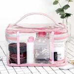 Large Capacity Clear PVC Cosmetic Bag One Compartment
