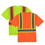 Class 3 Hi Vis Fr Short Sleeve Shirts High Visibility Safety T Shirts Polo